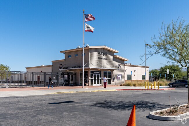 Vasquez High School serves Acton teens in grades 9-12 with a student-teacher ratio of 17 to 1.