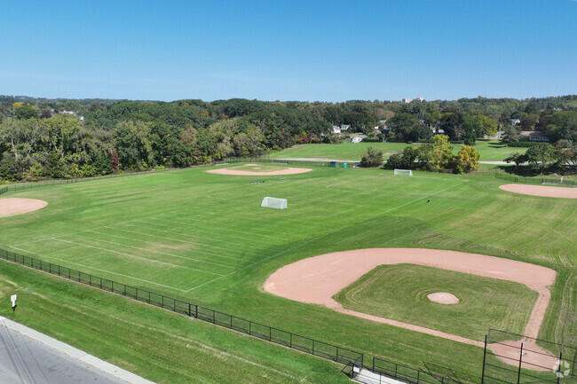 There are four baseball diamonds to enjoy at Wilbur H Lynch Literacy Academy.