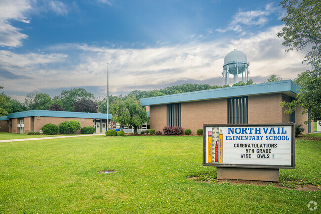 Front entrance sign of Northvail School.
