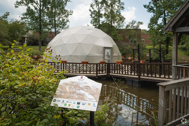 Visit the aquaponics dome at Fairyland Elementary in Lookout Mountain South.