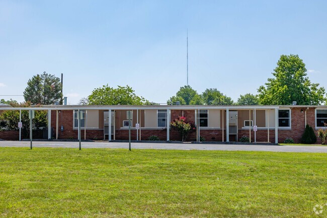 Charlotte Park Elementary School is a one store mostly red brick building in Nashville.
