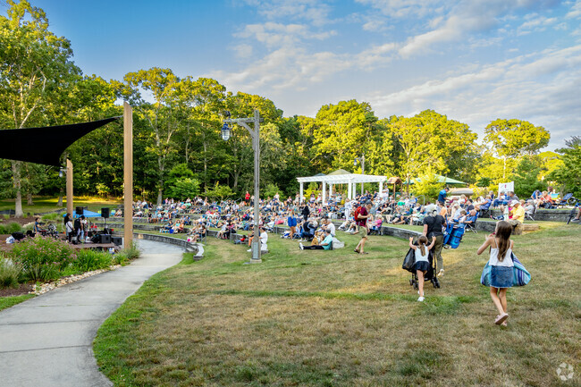 Live music is every Thursday night in the summer at Good Ground Park.