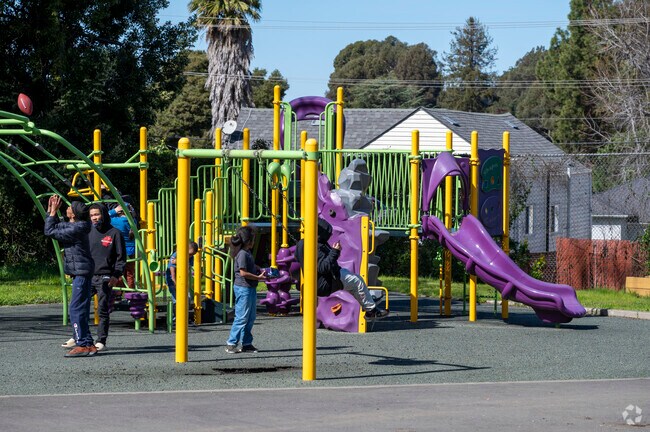 Burkhalter Park is a wonderful part for the whole family in the Arroyo Viejo neighborhood.