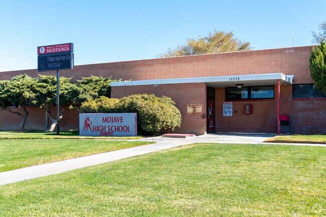 Students may attend Mojave High, which serves grades 9 to 12.