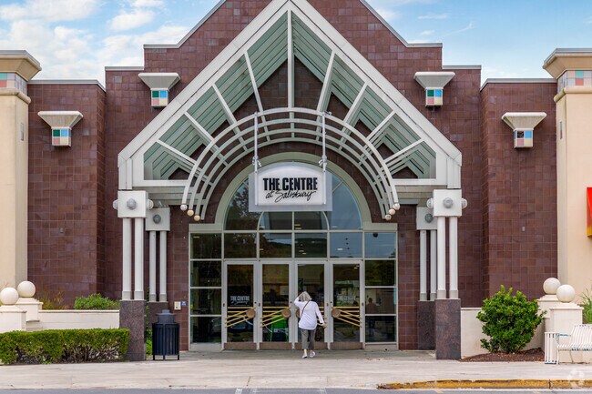 The Centre at Salisbury has both a shopping mall and big box stores near Newtown-North Division.