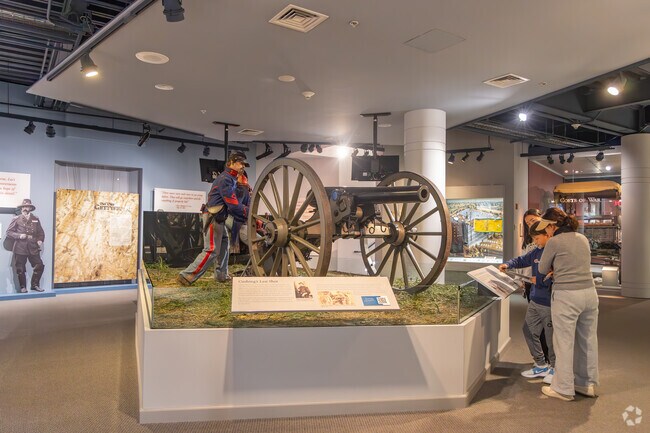 Families can learn all about the Civil War at the Civil War National Museum located within Reservoir Park.