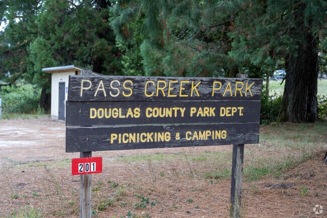 Past Creek Park is a great place to go camping in the Curtin neighborhood.