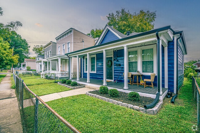 Oak Grove, where architectural diversity paints the streetscape.