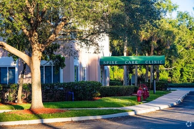 Keiser university where all care is administered by senior student interns.