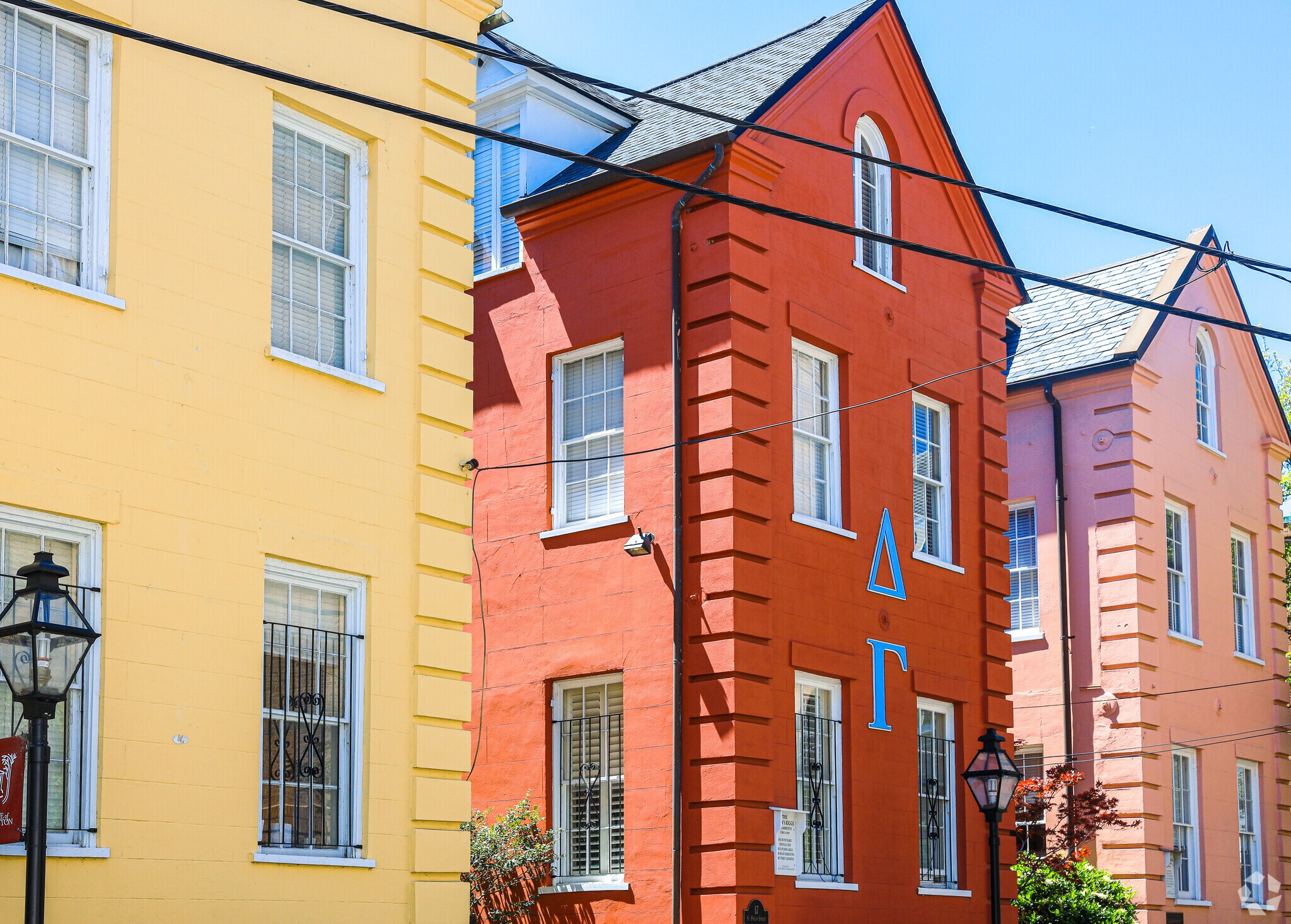 Housing for Greek life for the College of Charleston students occupies Harleston Village.