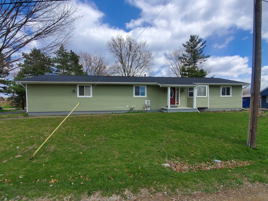 New siding, roof, windows, and doors