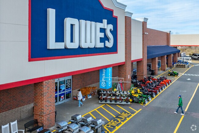 Indian Trail residents have easy access to big box stores like Lowes.