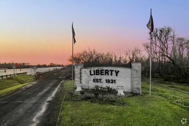 Liberty, founded in 1831, is often called the First City on the Trinity.