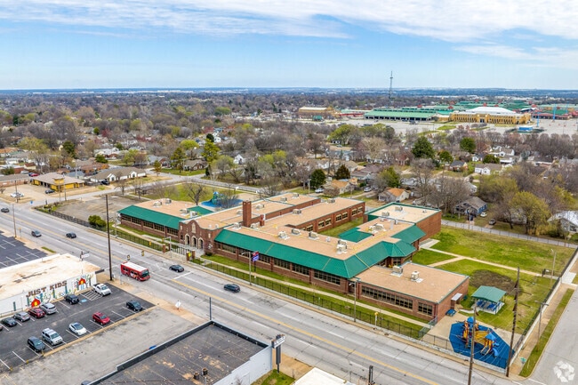 Lanier Elementary School is located right off of 17th and Harvard in Tulsa.