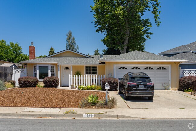 Most of the mid-20th-century ranch-style homes in Billygoat Acres sit on medium-sized lots.