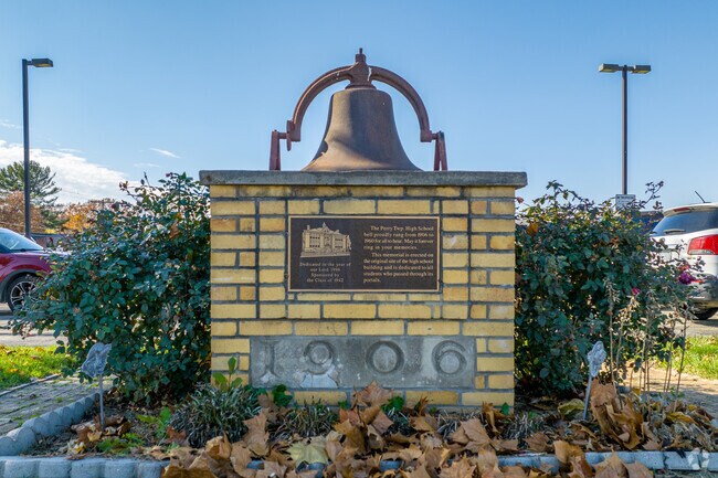 The Perry Twp High School bell proudly rand from 1906 to 1960.
