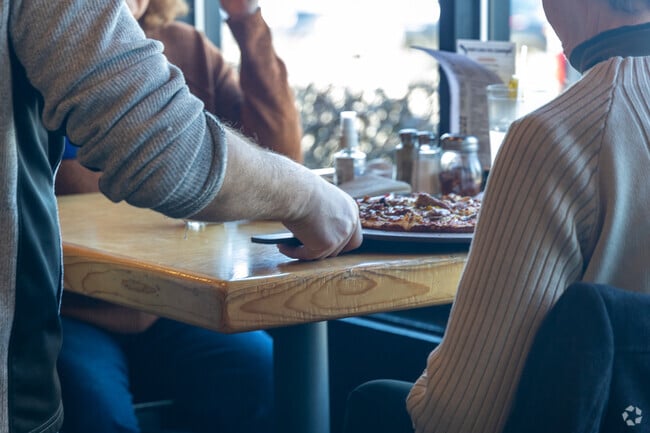 Enjoy a delicious pizza at the Portland Pie Company in Windham.