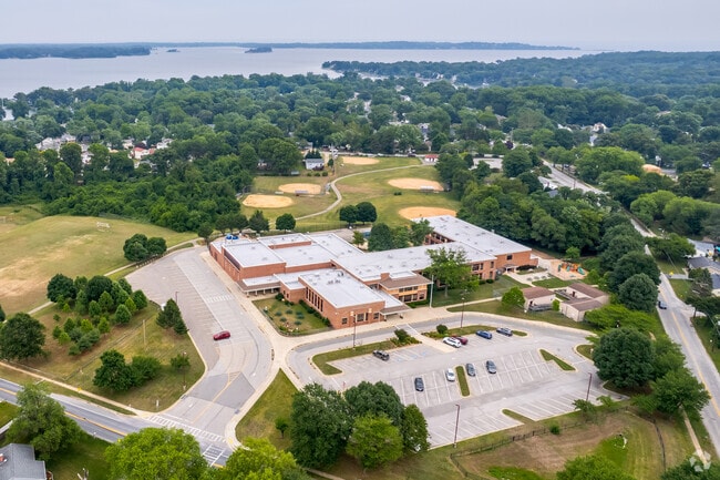 Overview of the Belvedere Elementary School campus.
