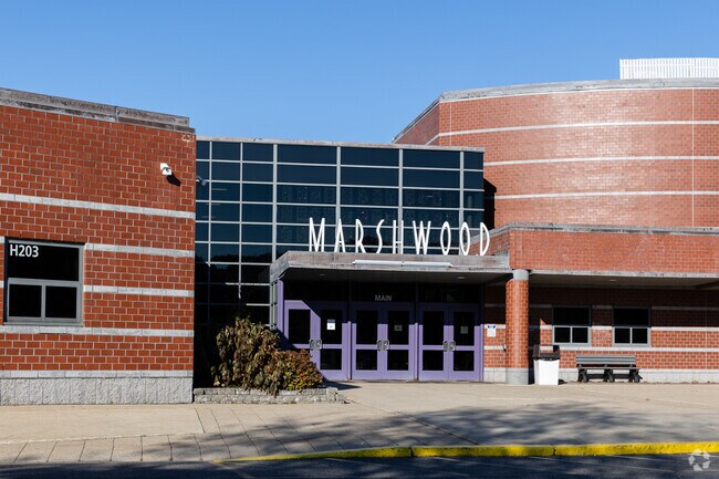 Marshwood High School provides a range of academic, extracurricular, and athletic programs.