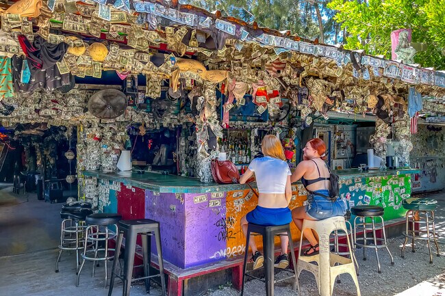 Enjoy dive bars then make sure to check out Mahuffer’s where dollar bills line the walls.