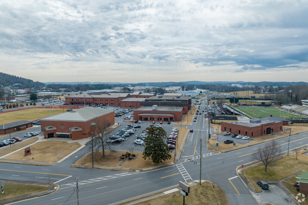 Calhoun Middle School is located just outside downtown.