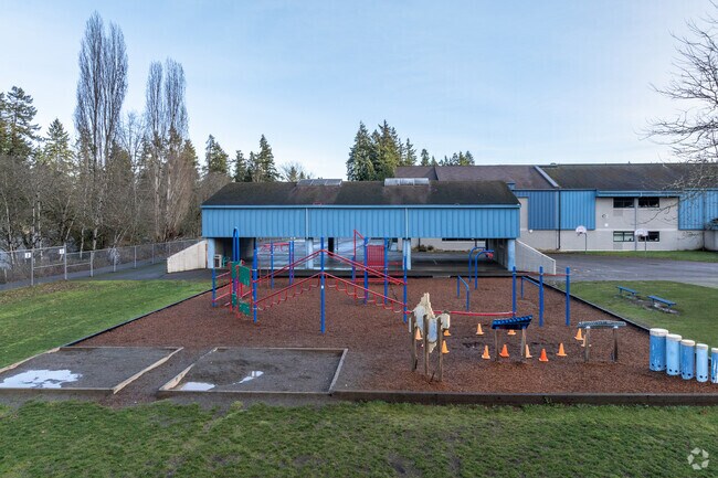 Sunset Elementary School playground.