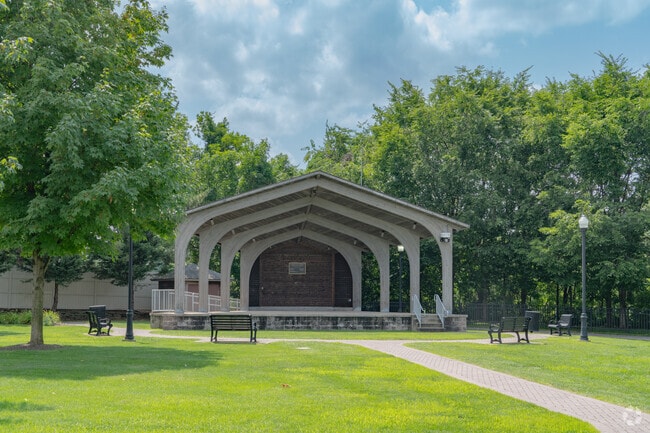 Enjoy the amphitheater at Sesselman Park in Wallington.