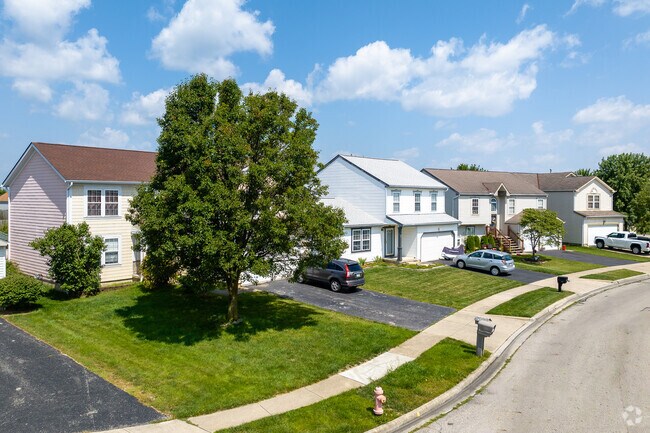 Deep driveways are common along the streets of Westbend.
