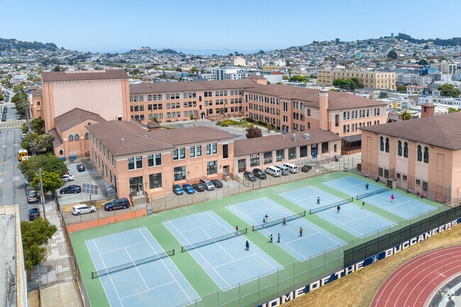 Balboa High School is the home of the Buccaneers.