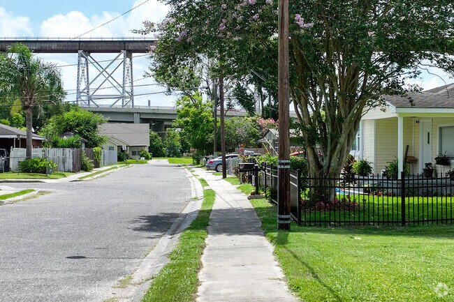 Jogging, walking, is easy down Bridge City's many sidewalks.