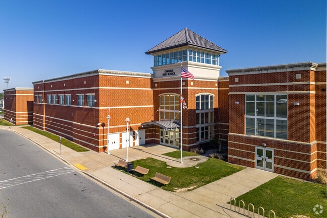 Oakdale High School serves students from ninth to twelfth grade.