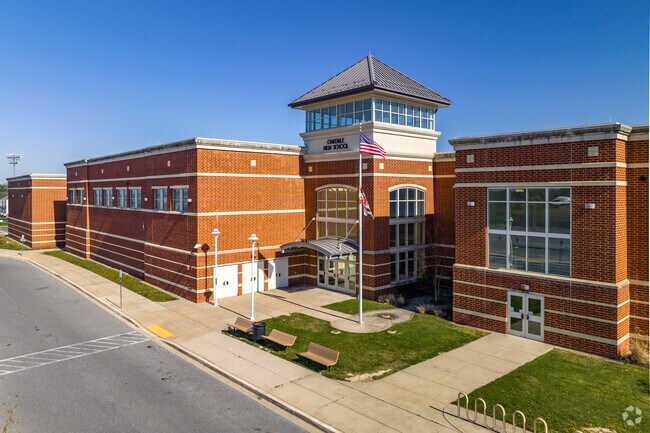 Oakdale High School serves students from ninth to twelfth grade.