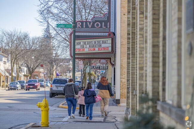 Cedarburg residents can see a show at the Rivoli Theater on Washington Ave.