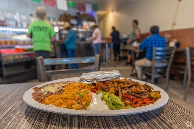 Pittsburg Southwest's Antojitos restaurant sells fresh fajita plates with a fresh fruit bar.