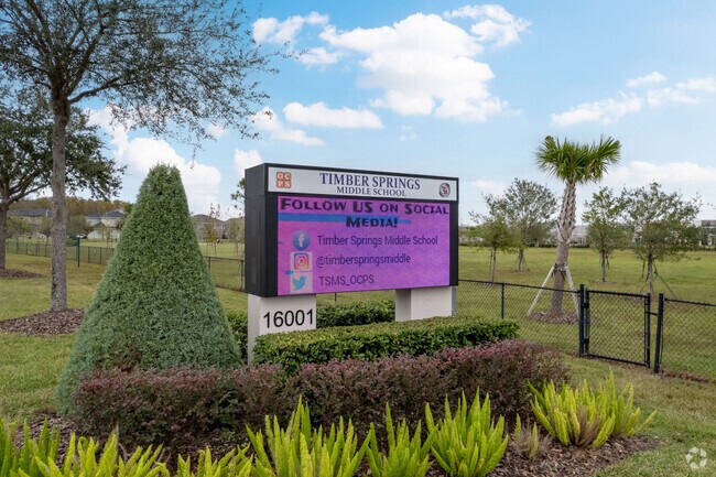 Timber Springs Middle School is a high-performing educational institution.