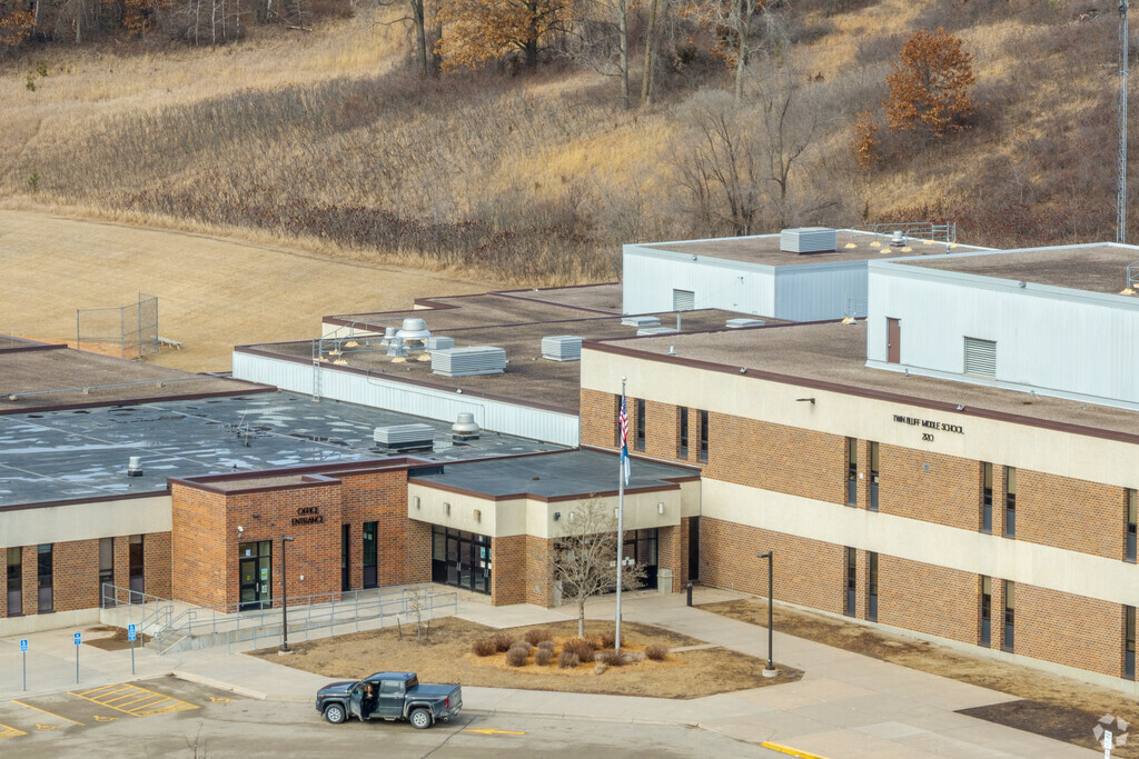 Twin Bluff Middle School is rated a B- according to Niche.