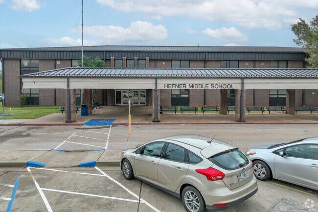 Hefner Middle School is a highly rated school with over 900 students.