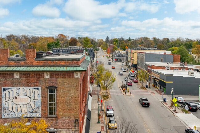 Across the river from Ypsilanti Twp are eclectic dining options and attractions in Depot Town.