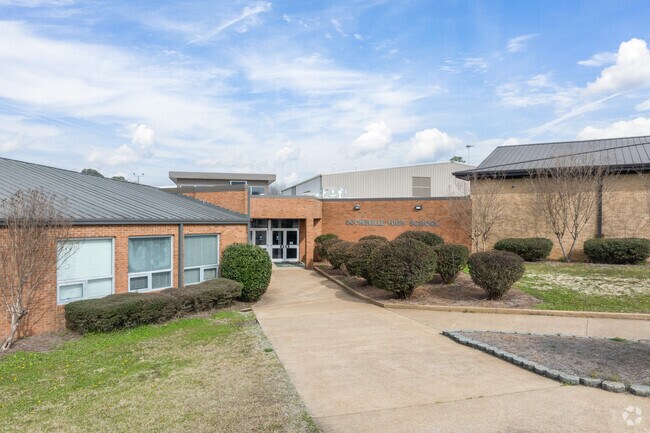 Students wrap up their studies at Booneville High School.