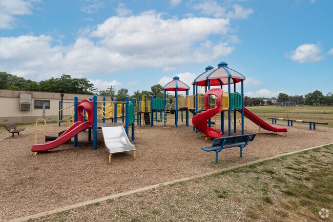 Kids can romp and play at Parklawn Elementary School playground  in Lincolnia.