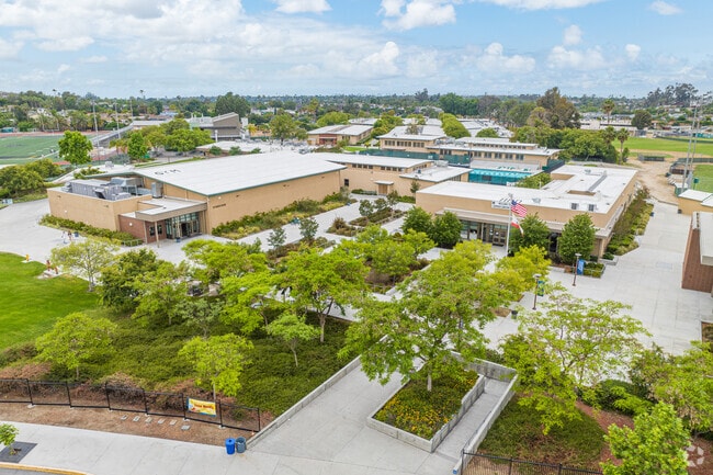 Helix High School has a sprawling campus which serves high school students in the La Mesa area.