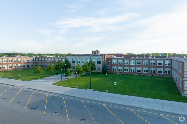 Frontier Senior High School in Hamburg has 1350 students.