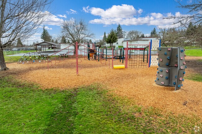 Adams Elementary School has a playground for students to enjoy in Eugene.