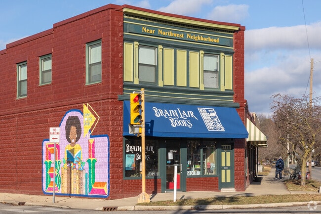Brain Lair Books is a small local bookstore in Portage Crossing on Portage Ave.