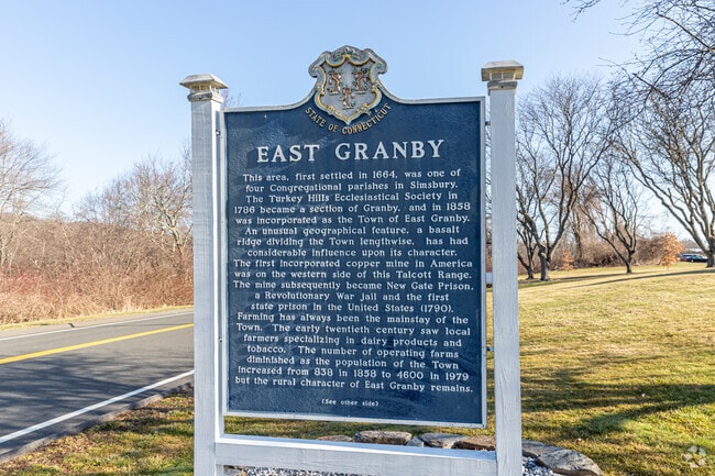East Granby Was First Colonized In 1664.