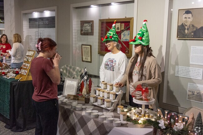 Mistletoe Market transforms the local museum displays into a fun market for the holidays.