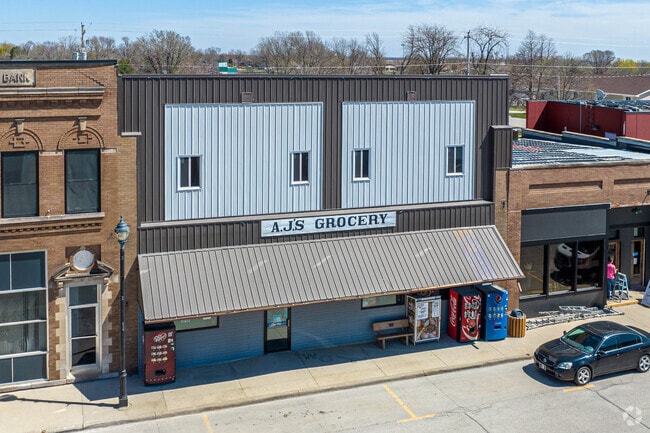 AJ's Grocery on Main Street provides for Woodward residents' daily grocery needs.