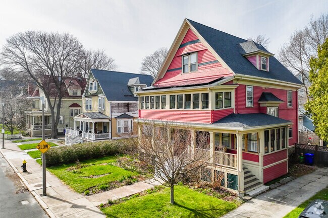 Bowdoin North-Mount Bowdoin homes include large porches and bespoke detailing.