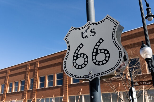 The Historic Route 66 runs through Downtown Winslow and features historic sites.