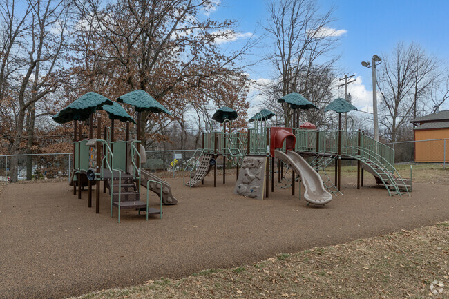Seton Regional Catholic School has a large playground behind the main building.